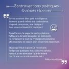 Contraventions poétiques réponse 01