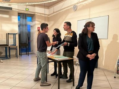 Remise des diplômes du brevet